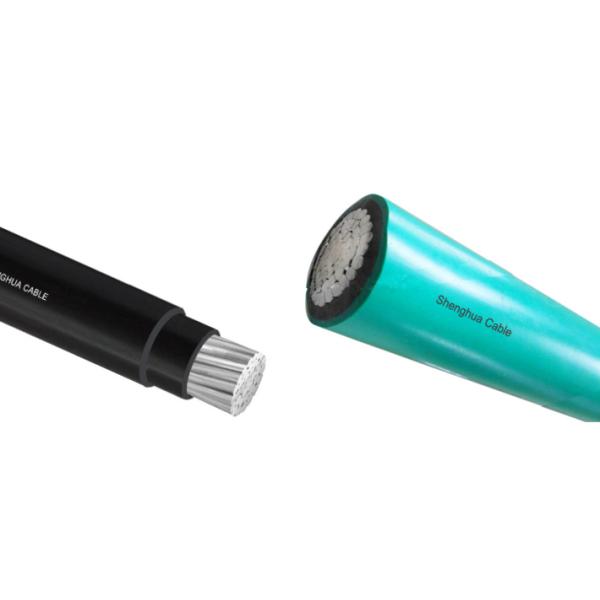 Single core aluminum PVC Insulated Cables AL / PVC Power Low voltage