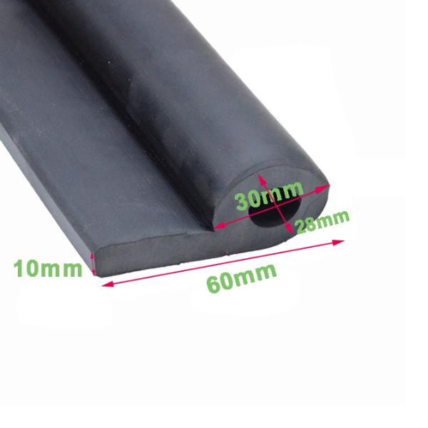 Musical Note Rubber Waterstop for Dam Gate Customizable in Black/Red/White