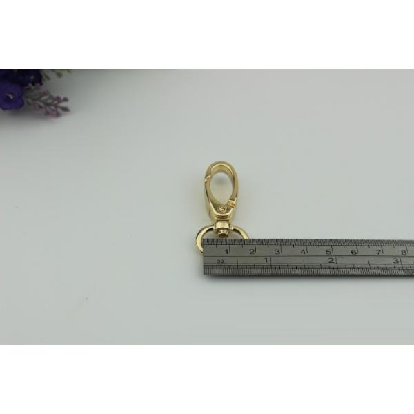 Metal spring swivel zinc alloy 16 mm gold lanyard snap hook for leather straps