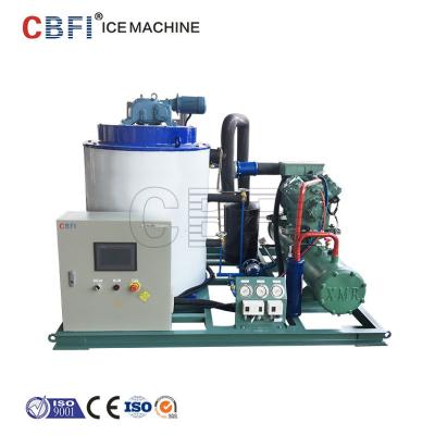 Máquina comestível do floco do gelo do PLC de Alemanha Siemense, máquina industrial do fabricante de gelo