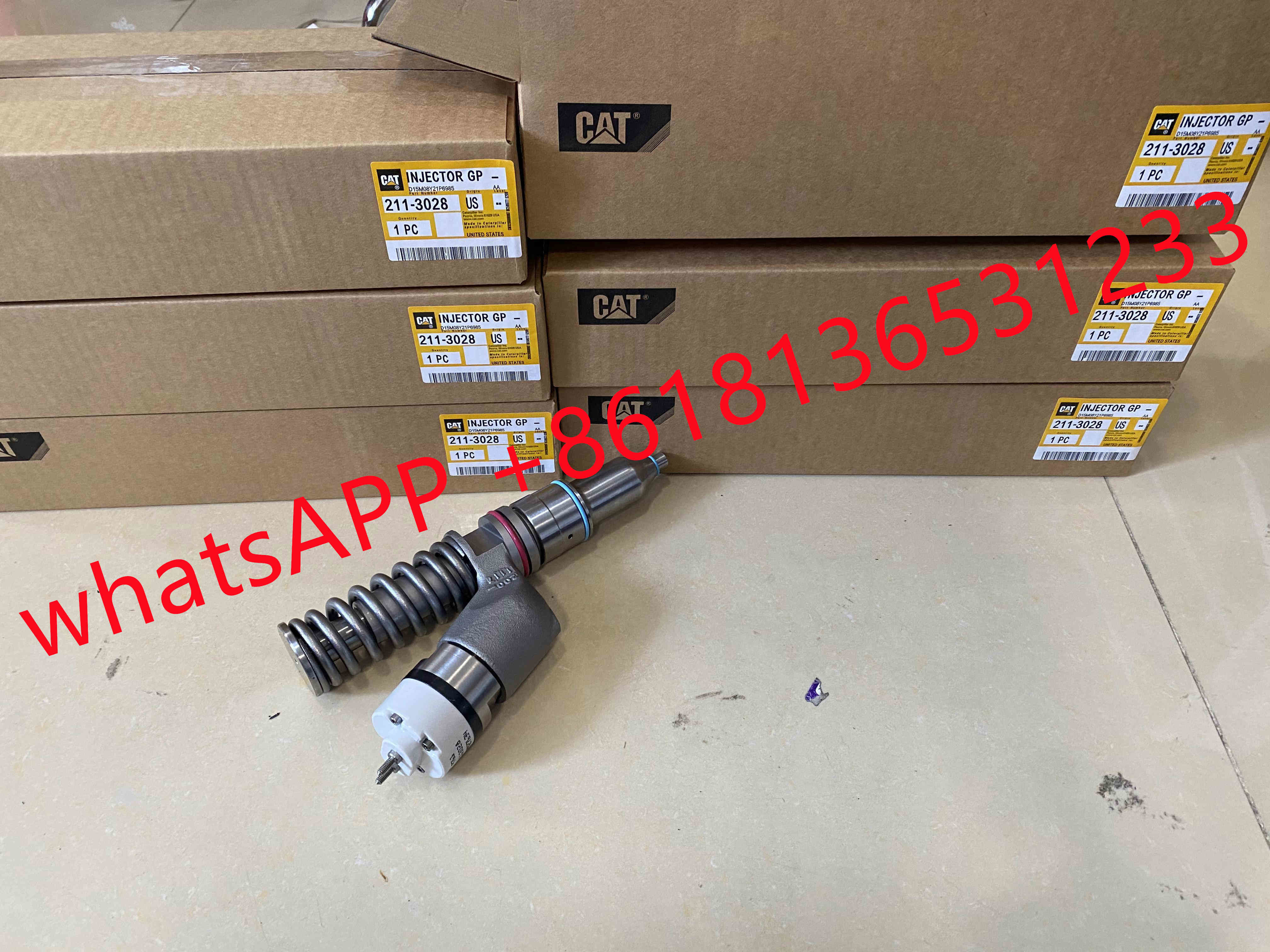 Дизельный инжектор двигателя C15 200-1117 253-0615 176-1144 191-3005 211-0565 211-3028 для коллектора системы впрыска топлива гусеницы