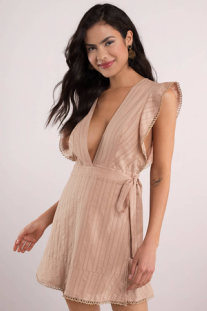 Пляж платья женщин обруча Бохо сексуальный короткий