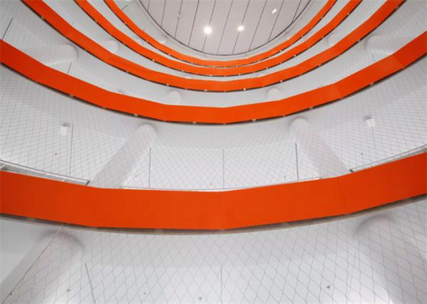 Ferrule Type 100 Meter Length Stainless Steel Wire Rope Mesh For Fall Protection