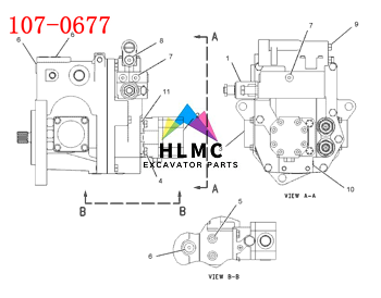 Replacement 107-0677 Fuel Solenoid Valve Truck 69D 769C 769D 771C Engine 3408E 3412E