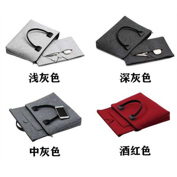 14'' Or 15.4'' Multifunction Felt Handbag For Women 43 Acceot OEM & ODM