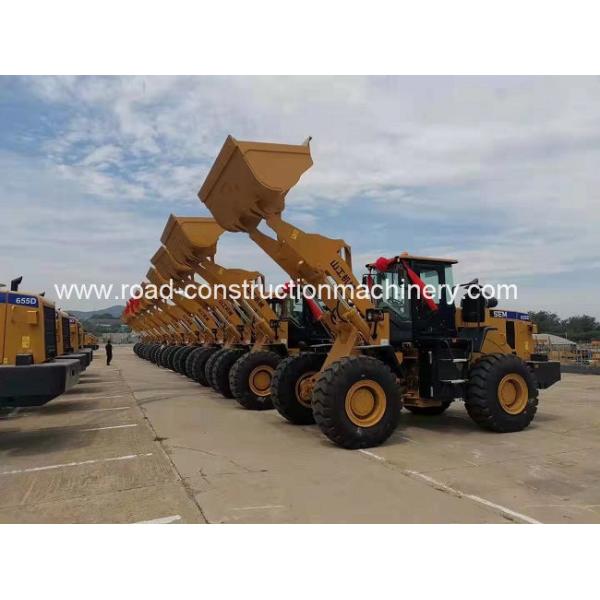 SEM factory supply 5 Ton Wheel Loader SEM 655D Front Wheel Loader Front Loader 3m3 Bucket
