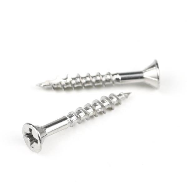 Stainless Steel304 25mm Phillips Flat Head Wood Chipboard Screw for Precise Fastening
