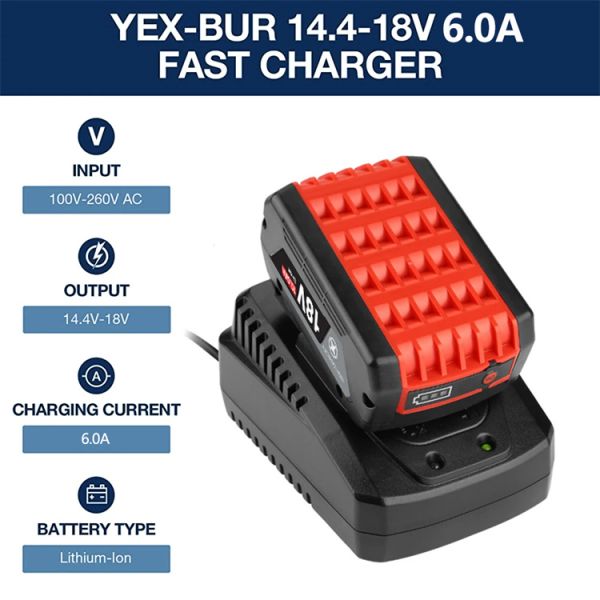 ODM OEM Power Tool Battery Packs 3.0Ah 18V BAT609 BAT618 Power Tool Batteries