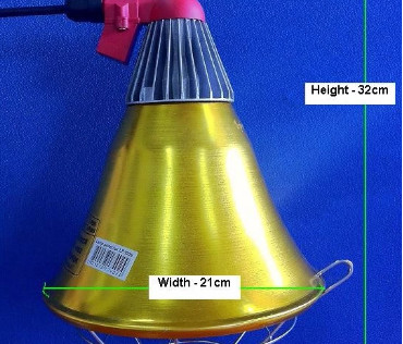 250W Pig Raising Equipment Safe And Warm LED Poultry Heat Lamp BR125 Bulb