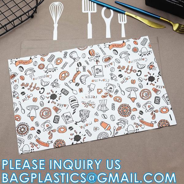 Unbleached Deli Wax Paper Sheets For Food, Basket Liners Food Picnic Paper Sheets Greaseproof Deli Wrapping