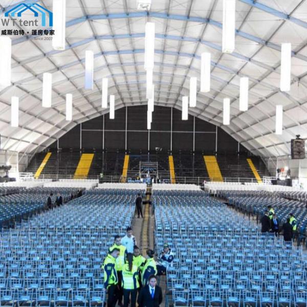 Colorful Polygon Tent Durable Strong Aluminium Structure Concert Hall