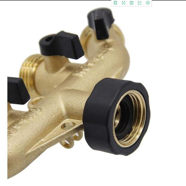 Настройка 4 Way Brass Hose Splitter Connect Fittings Garden Hose Adapter Connector