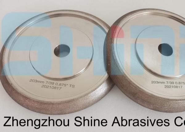 B151 8'' Electroplated Cbn Grinding Wheels For WM7/39.5 Profile Wood Band Saw Blades