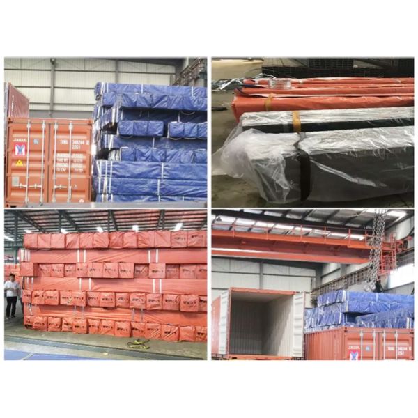 Thickness 06 to 20 mm Carbon Steel Square Rectangular Tube ASTM Standard Bending Processing Black Painted Hollow Section Steel Pipe