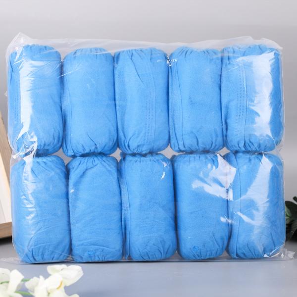 Ткань Нонвовен цвета крышки ботинок анти- выскальзывания устранимая голубая розовая для подгонянного размера клиники больницы