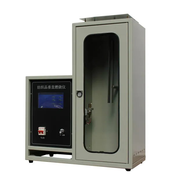 UP-5037 Textile Testing Equipment Vertical Burning Test Chamber ISO 6940 ISO 6941