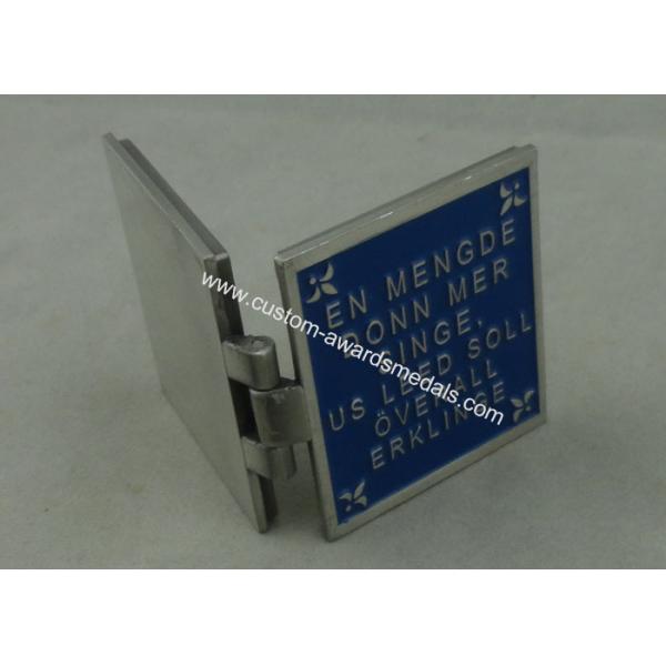 OEM Box Case Memorial Souvenir Badges Zinc Alloy / Aluminum / Stainless Steel