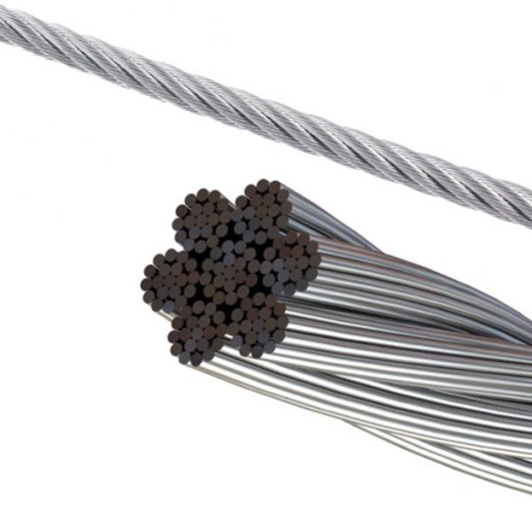 250FT T316 Cables de avión 1x19 7x19 7x7 Cables de acero inoxidable para cubierta