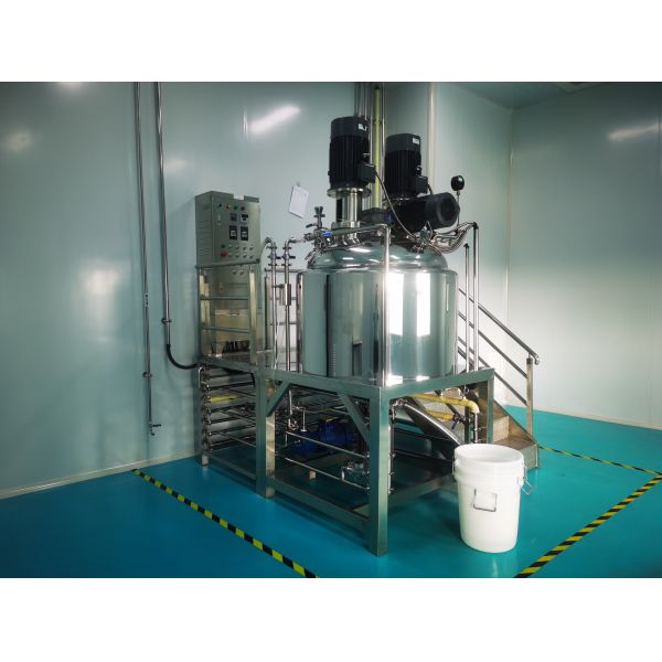500L Toothpaste Making Machine Vacuum Homogenizer Emulsifying Toothpaste Mixer