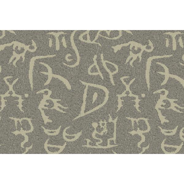 Nylon Jaquard Loop Carpet , Office Machine Tufted Carpet Tiles Ancient