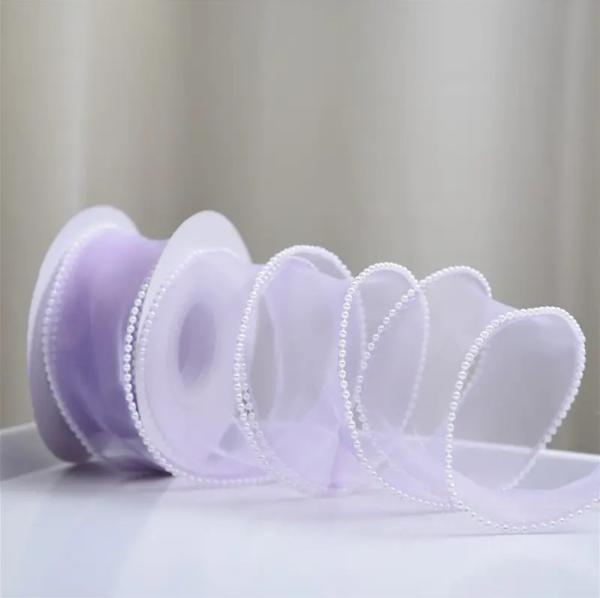 Fita do papel de embrulho de Organza dos acessórios de DIY para a decoração da flor
