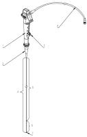 8.5Fr uréter médico Digitas Ureteroscope flexível descartável