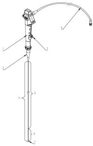 8.5Fr uréter médico Digitas Ureteroscope flexível descartável