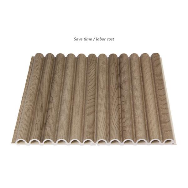 CE FSC 2.9m Interior Wall Paneling 28 Percent Wood PVC Composion