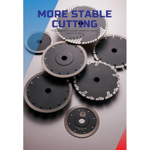 Треугольный защитный зуб Турбо D125 230 мм горяче-прессовый бриллиантовый режущий диск для класса A