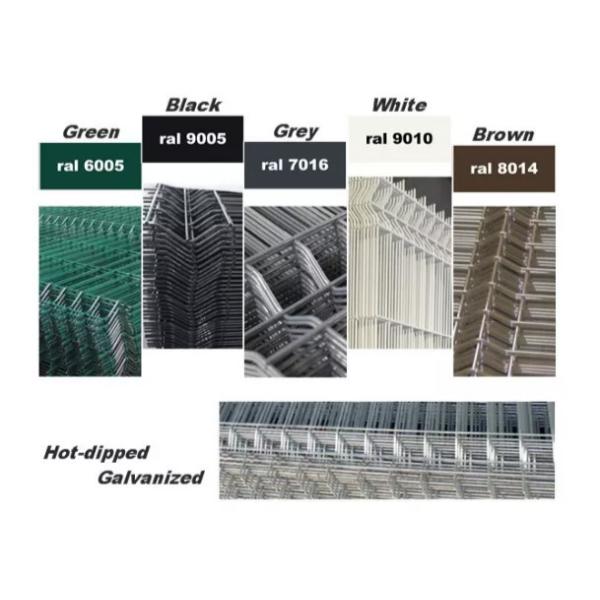 Heat Treated Road SHS Pvc Coated Welded Wire Fencing