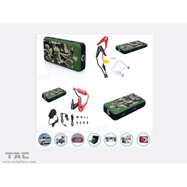 acionador de partida portátil do salto do carro da bateria do Li-íon do polímero 12V, banco dos poderes de emergência do carro