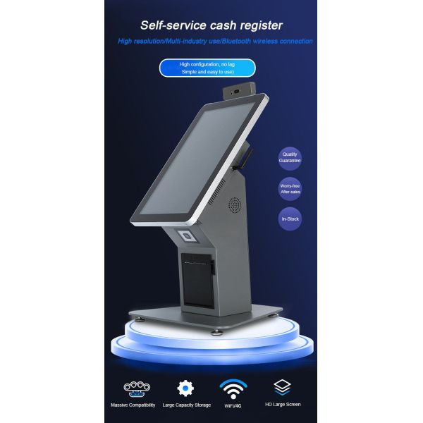 21.5 Inch 1920x1080 Restaurant Ordering Kiosk For Retail Food & Beverage And Healthcare