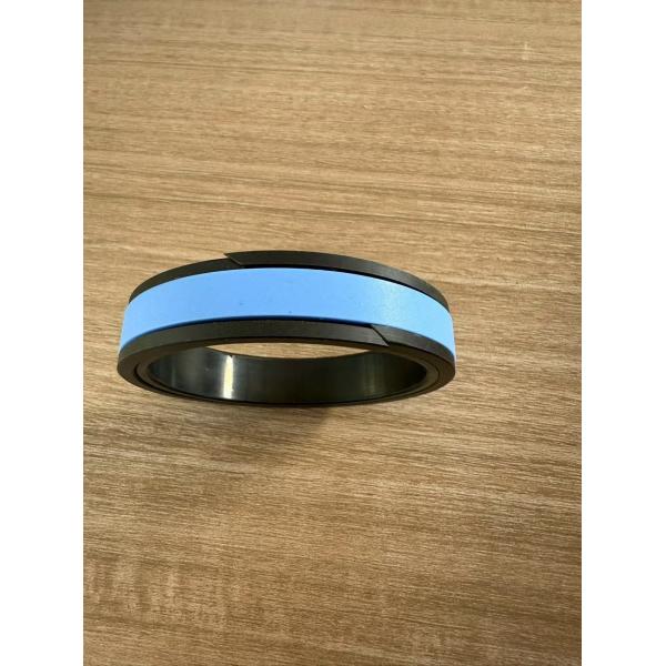 Blue Rubber SPGW Seal 70 Shore A 76.2*14.71mm Black Chemical Resistance