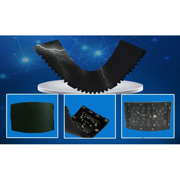 Indoor Flexible Modules P1.86mm Creative LED Display for Building Facades with High Brightness and High Definition