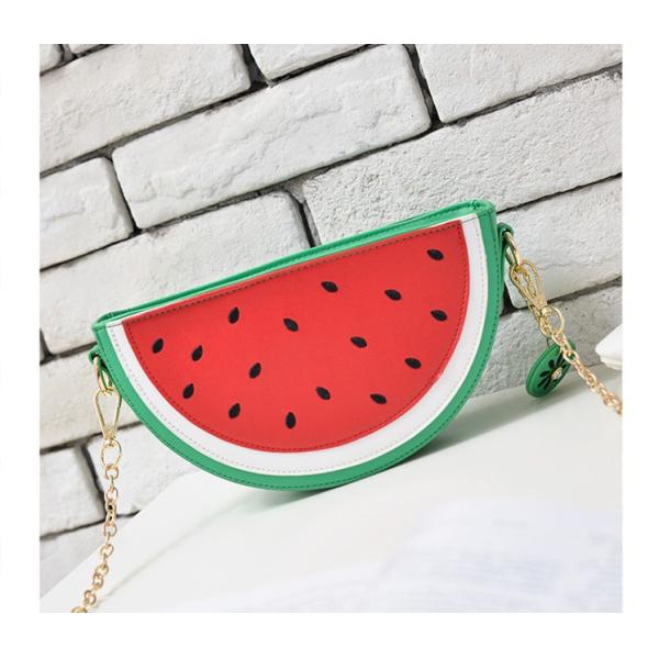 Cute cartoon fruit watermelon fresh lemon package 2016 new chain shoulder bag diagonal female packet