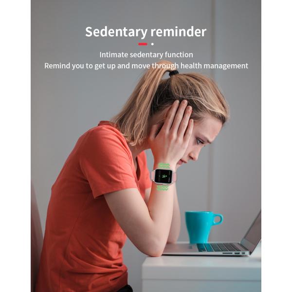 Smartwatch спорт BLE5.0 P67 водоустойчивый напоминание 1,69 дюймов сидячее