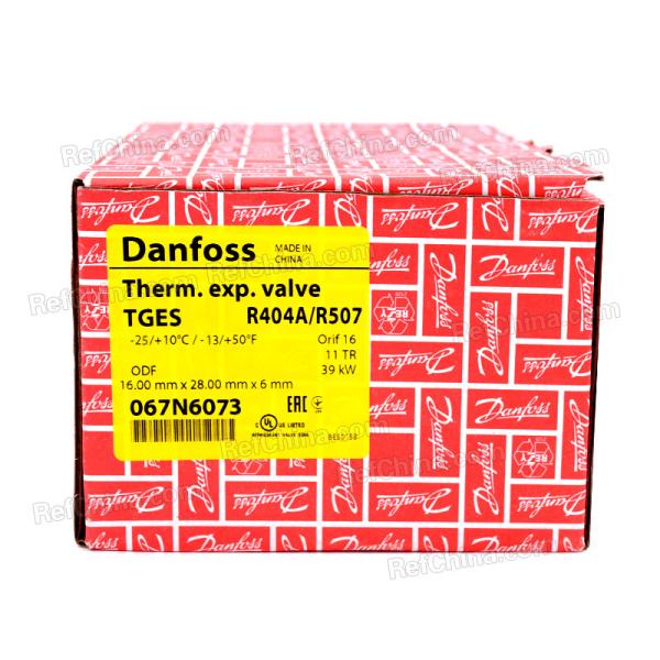 HVAC  Thermostatic Expansion Valves TGES4 067N6073  R404 R507/-25℃ with or without MOP