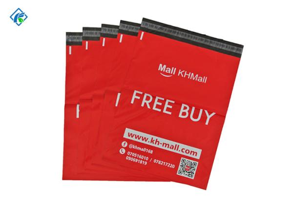 Strong Security Custom Red Polymailers Postal Bags Courier Bags Express Bags for shipping