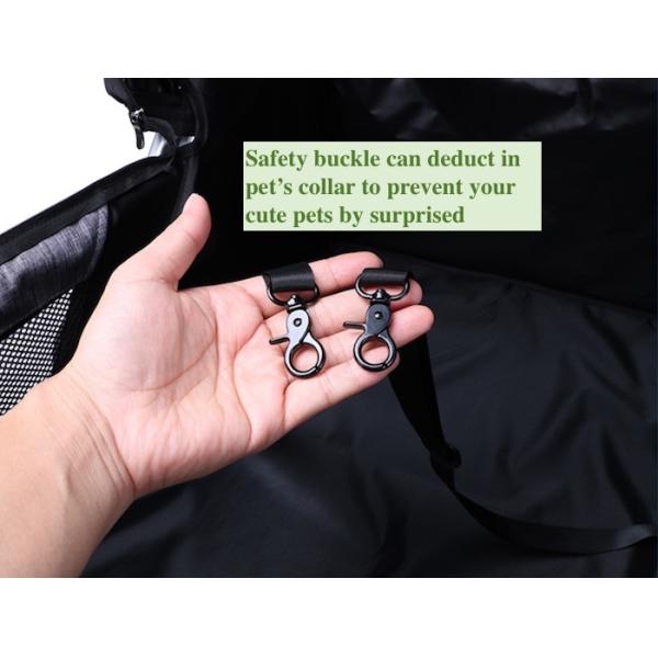 Fuentes lindas del animal doméstico de la carretilla del gris 600D Oxford de la tienda impermeable de aluminio del perro el 103x90x60cm