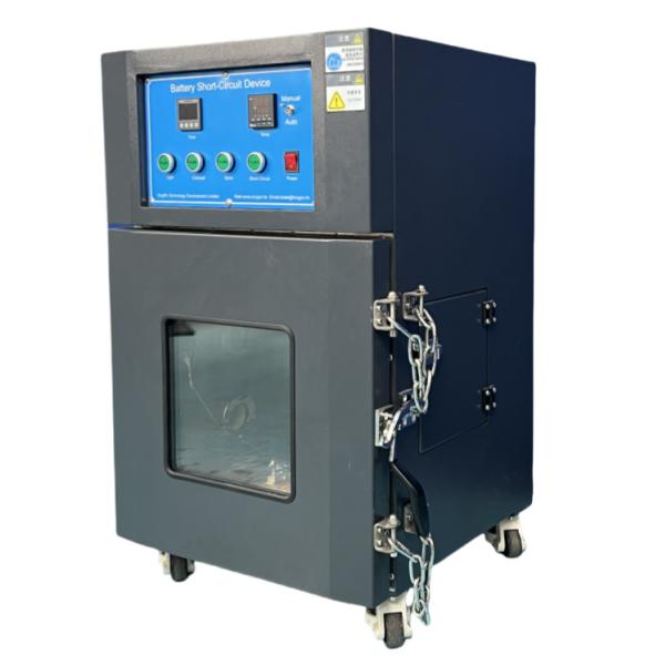 IEC60335-1 Clause 19 Battery Short Circuit Tester with 10±2 mΩ Resistance and 300000 Cycles Lifespan Explosion-proof Test Equipment