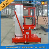 Ascenseur hydraulique mobile de plate-forme de travail aérien avec le matériel de haute résistance d'alliage d'aluminium