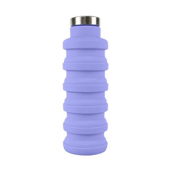 OEM ODM Silicone Water Bottle Soft Foldable 500Ml For Running