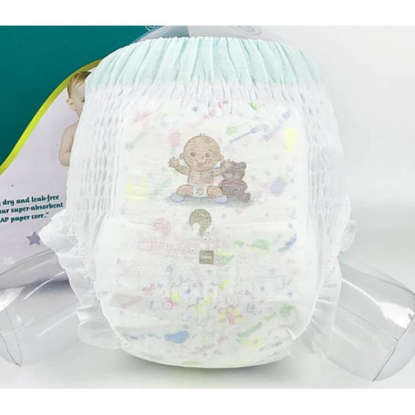 Disposable Diaper Elastic Bubble Waist Circumference Baby Pull Up Pants Wholesale in Malaysia