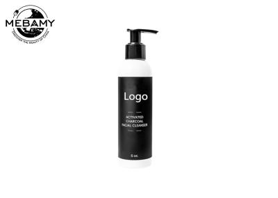 Ingrediente natural limpador facial ativado do carvão vegetal nenhuns produtos químicos ásperos para o homem