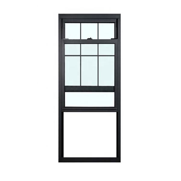 Double Hung Replacement Aluminum Double Glazed Windows with VERTICAL Opening Pattern