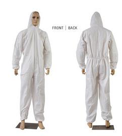 CE / ISO Disposable Protective Coverall For Asbestos Construction Industry