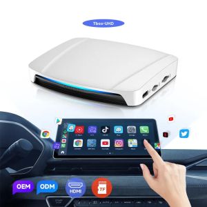 TBox UHD Multimedia Video Box Android 13 Wireless Adapter Carplay Ai Box HDMI SDM660 Processor 4Gb USB HD Video For Youtube Tiktok