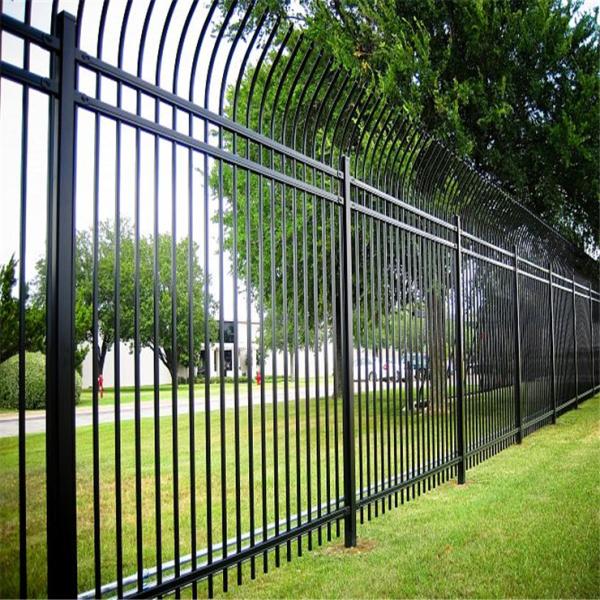 3m Wrought Iron Metal Aluminum Ornamental Picket Fence 1200-3000mm