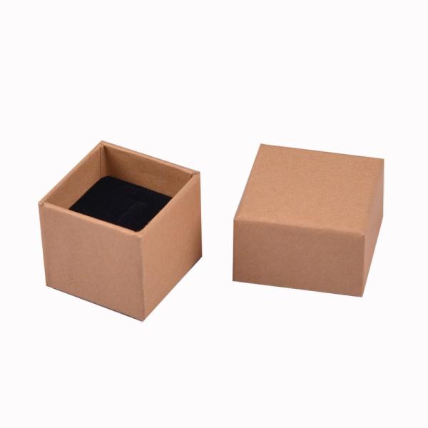 Прочный и стильный картонный упаковочный ящик ювелирные украшения свадебные кольца бумажные ящики