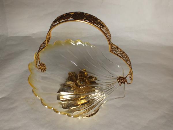Sea shell shape candy bowl w/classic stand & elegant  (19)